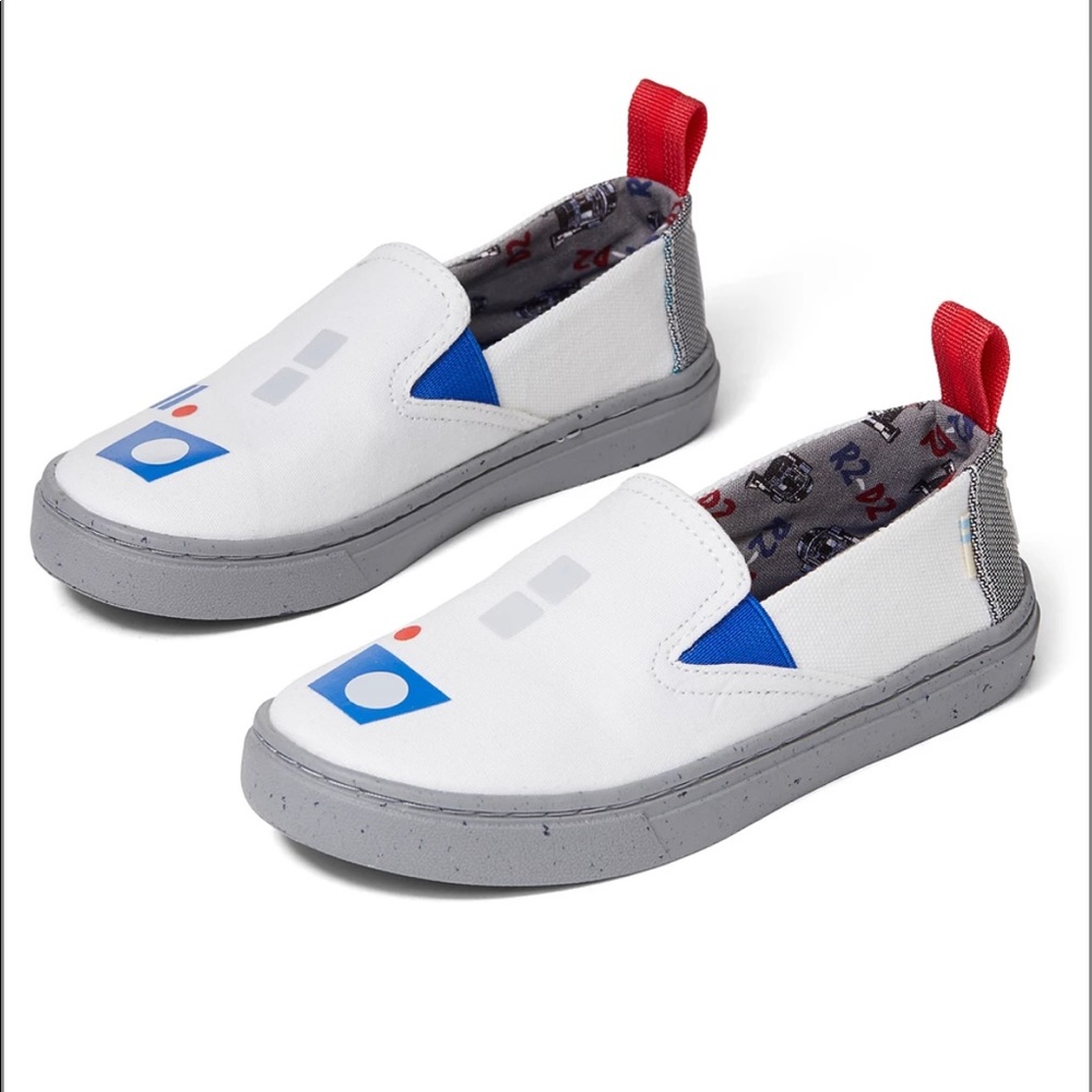 Toms Star Wars R2-D2 Luca slip on youth 2.5